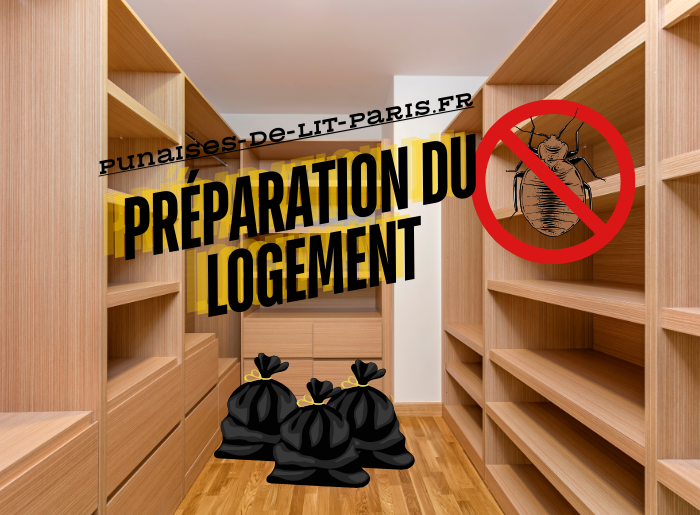 Préparation logement punaises de lit Paris 1